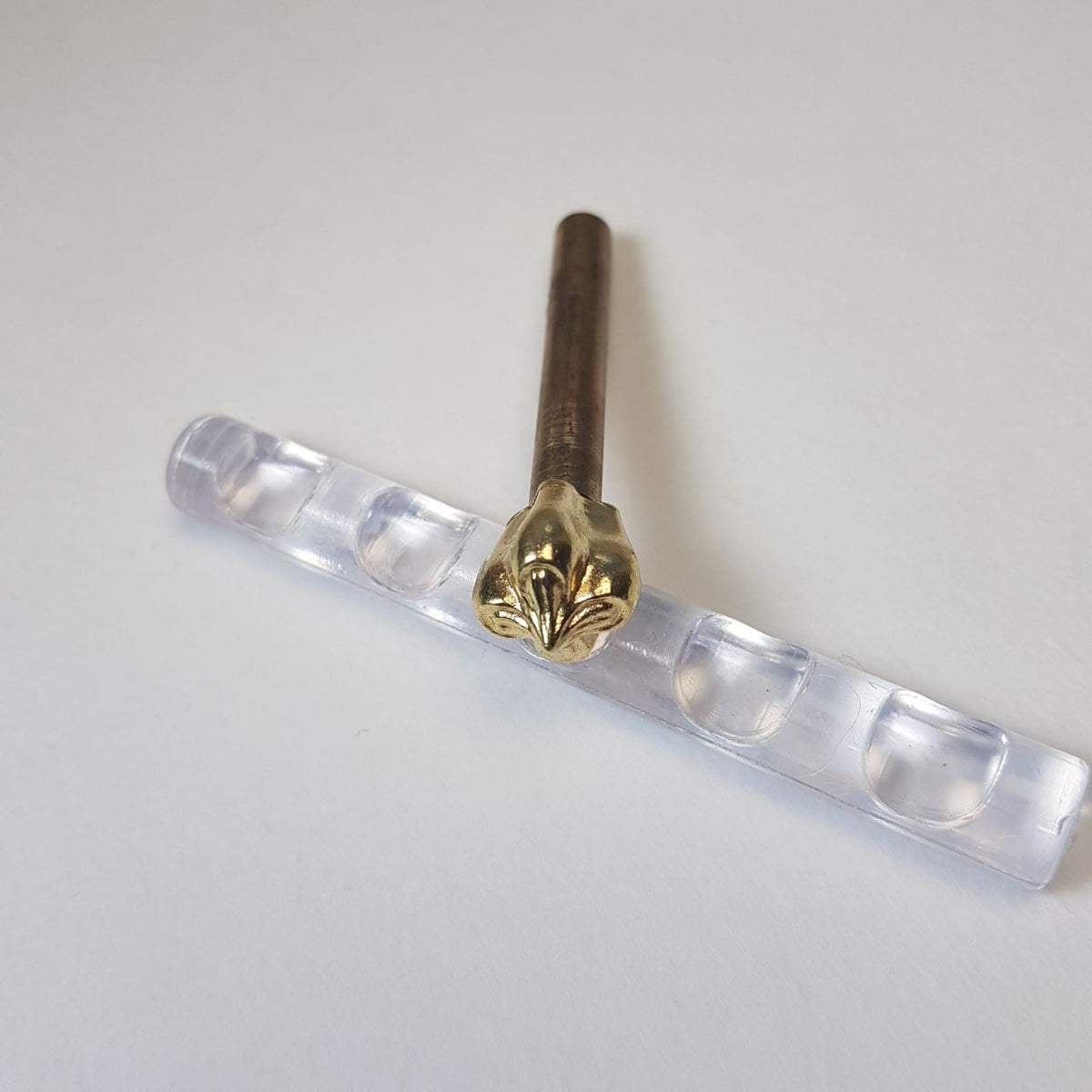 Small Brass Lilac Flower Tool | Handmade Millinery & Fabric Flower Tool