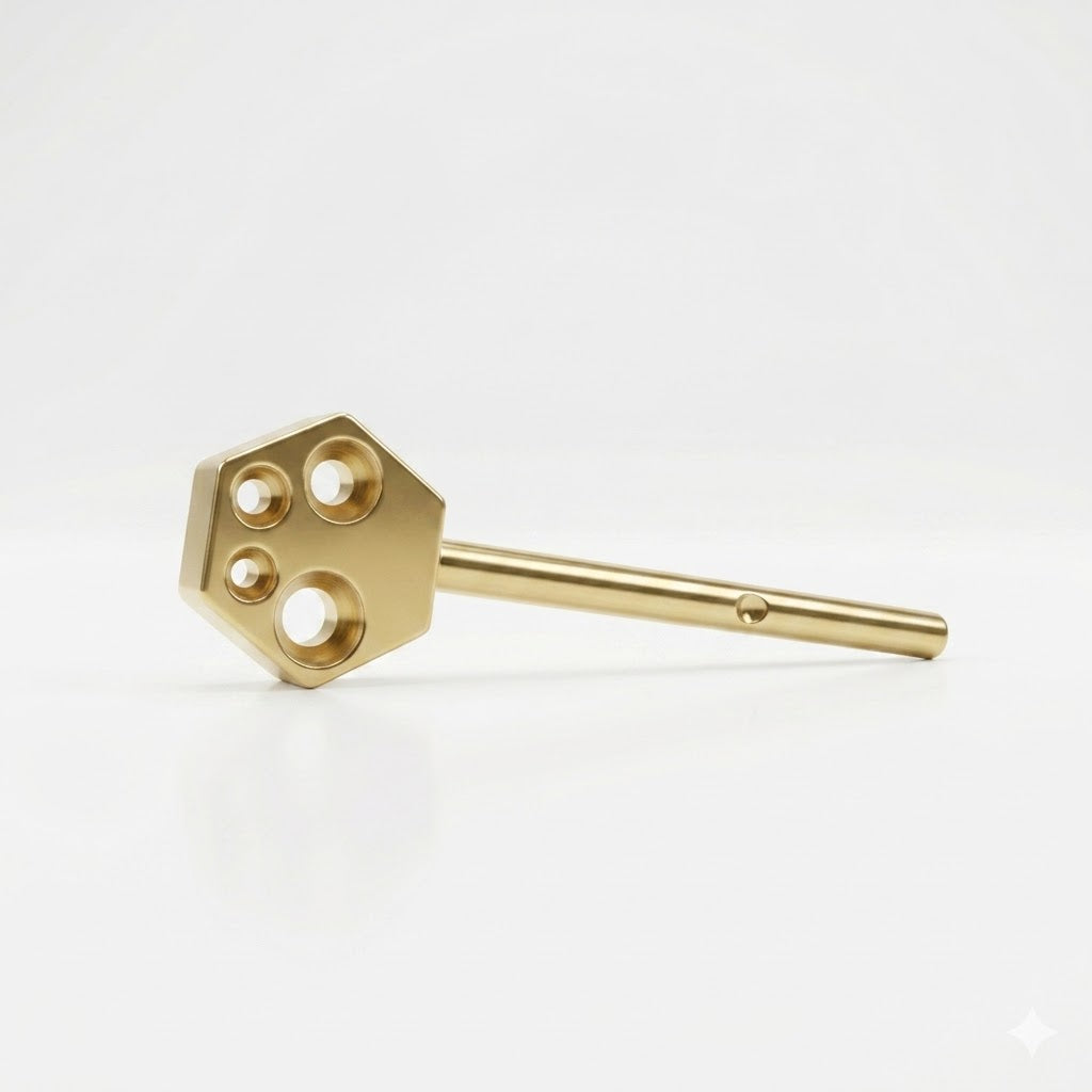 Professional Brass Drawplate (Filiera) for Fabric Stems & Tubes