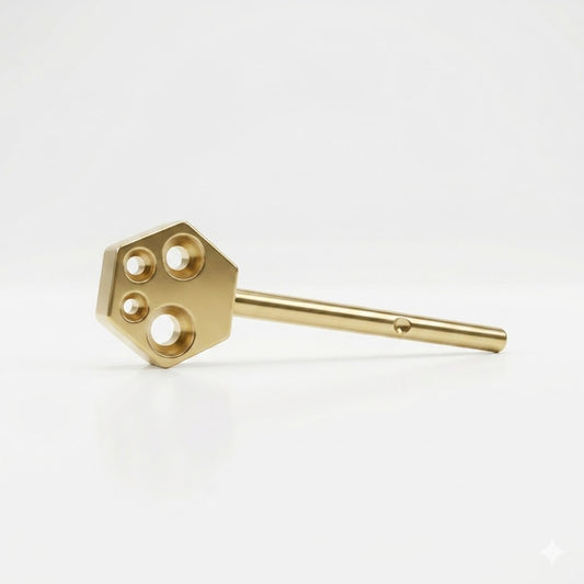 Professional Brass Drawplate (Filiera) for Fabric Stems & Tubes