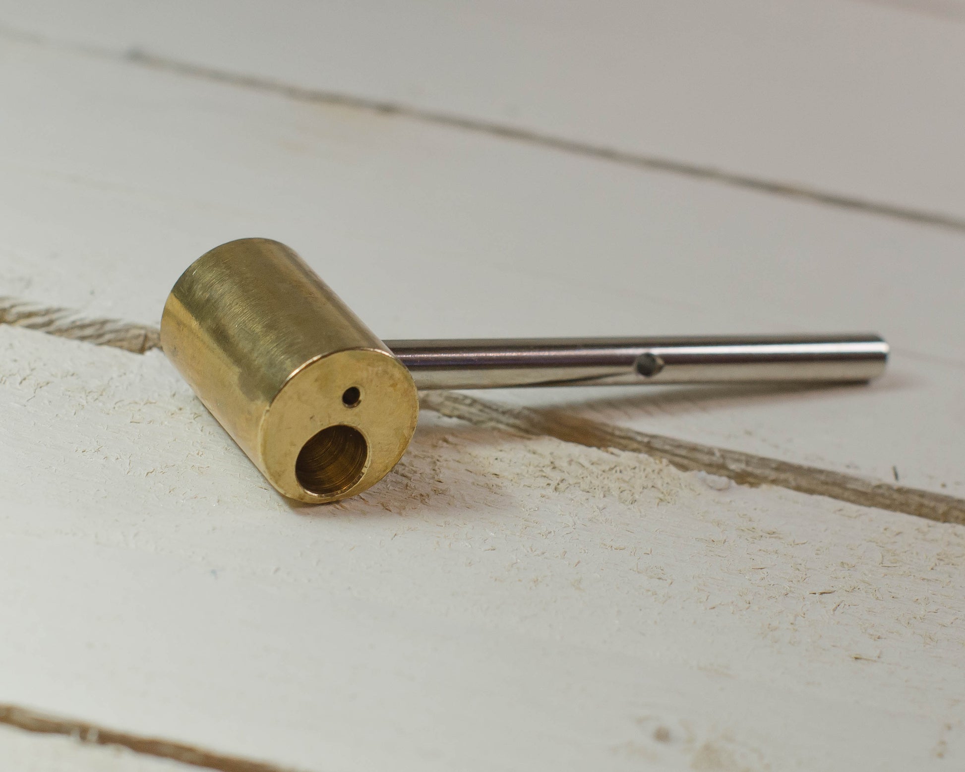 Stem Iron Tip on a wooden surface