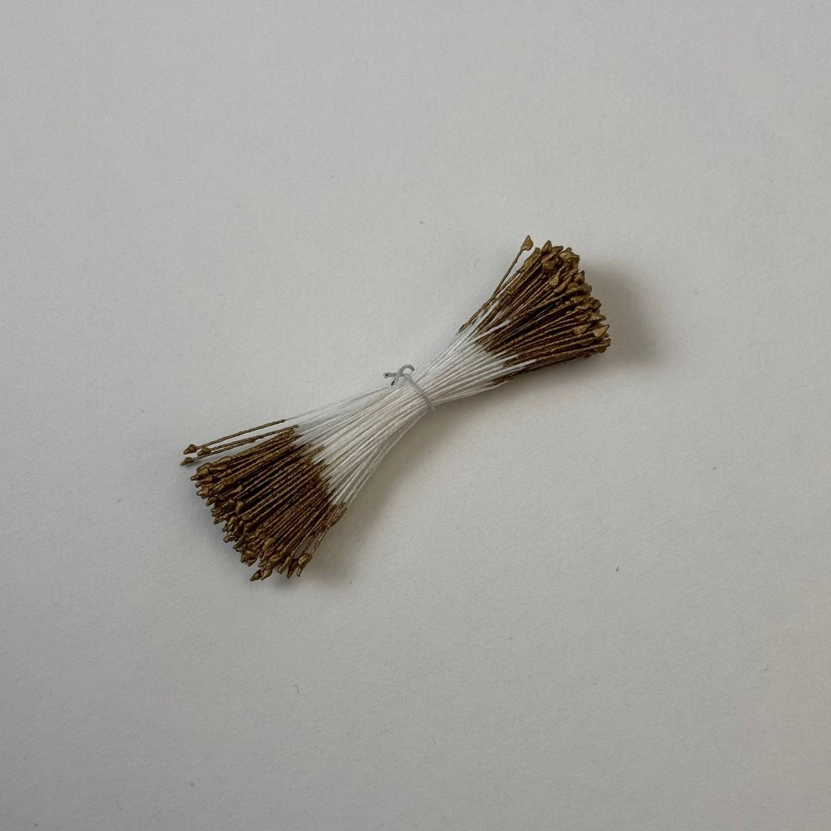 Premium Japanese Silk Floristry Stamens –  Rose Golden Pep (Antique Gold, 2mm)