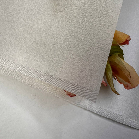 100% Natural Silk Satin Crepe No. 14 – Professional Fabric for Silk Flower Making