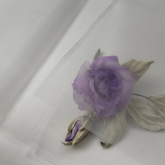 100% Natural Silk Organza Japan Premium Fabric for Silk Flower Making