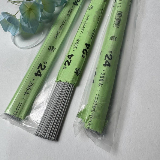 №24 Japanese floral wire in white paper 200 pcs/pack