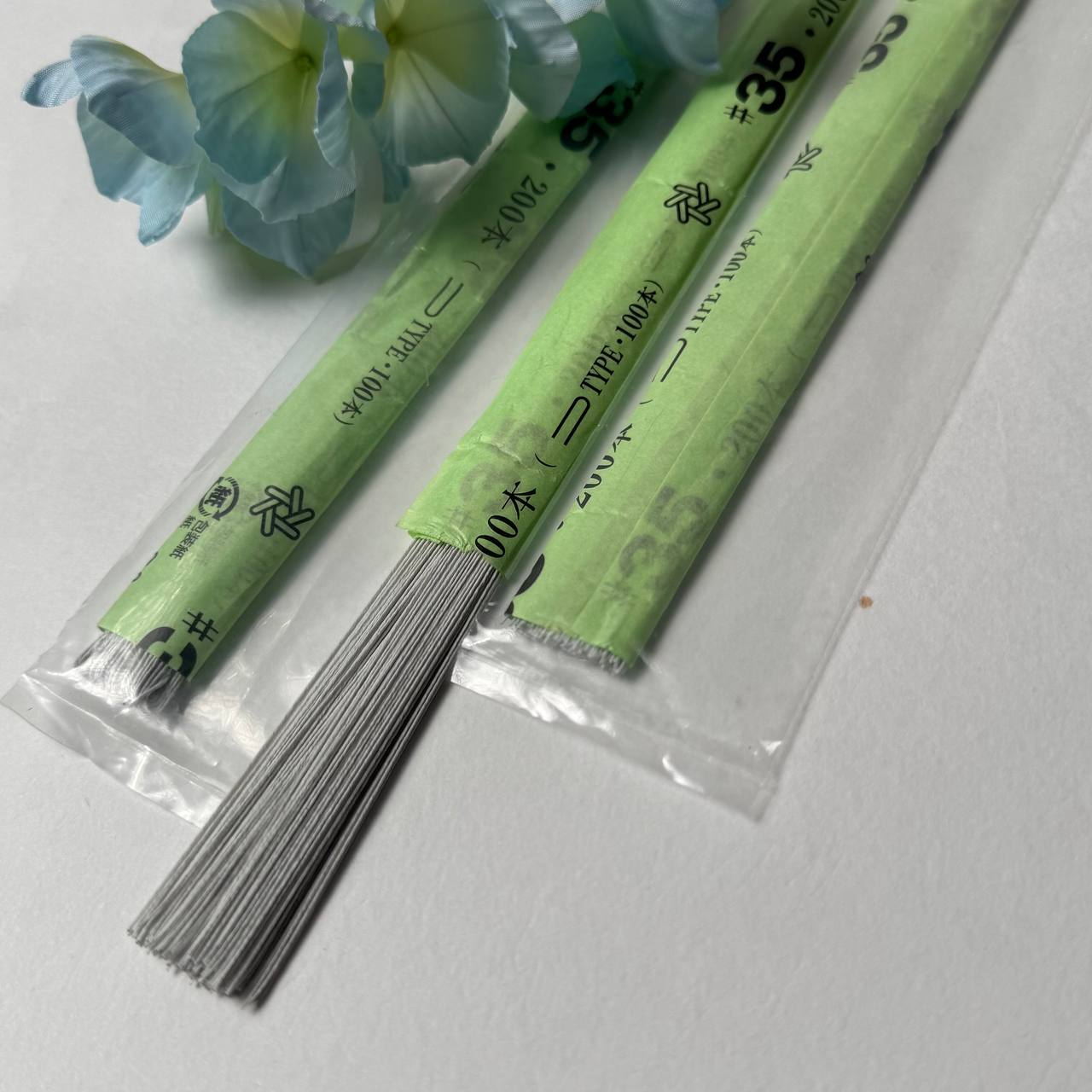 №35 Japanese floral wire in white paper 200 pcs/pack
