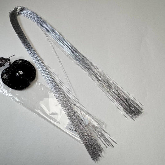 Paper Mesh Wire (Silver) 20 pcs/pack (72 cm Half-Bent)