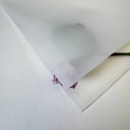 Crepe de Chine Fabric Art Flower (Cupra) – Fluorescent White, for Fabric Flowers & Petals, 92x50cm