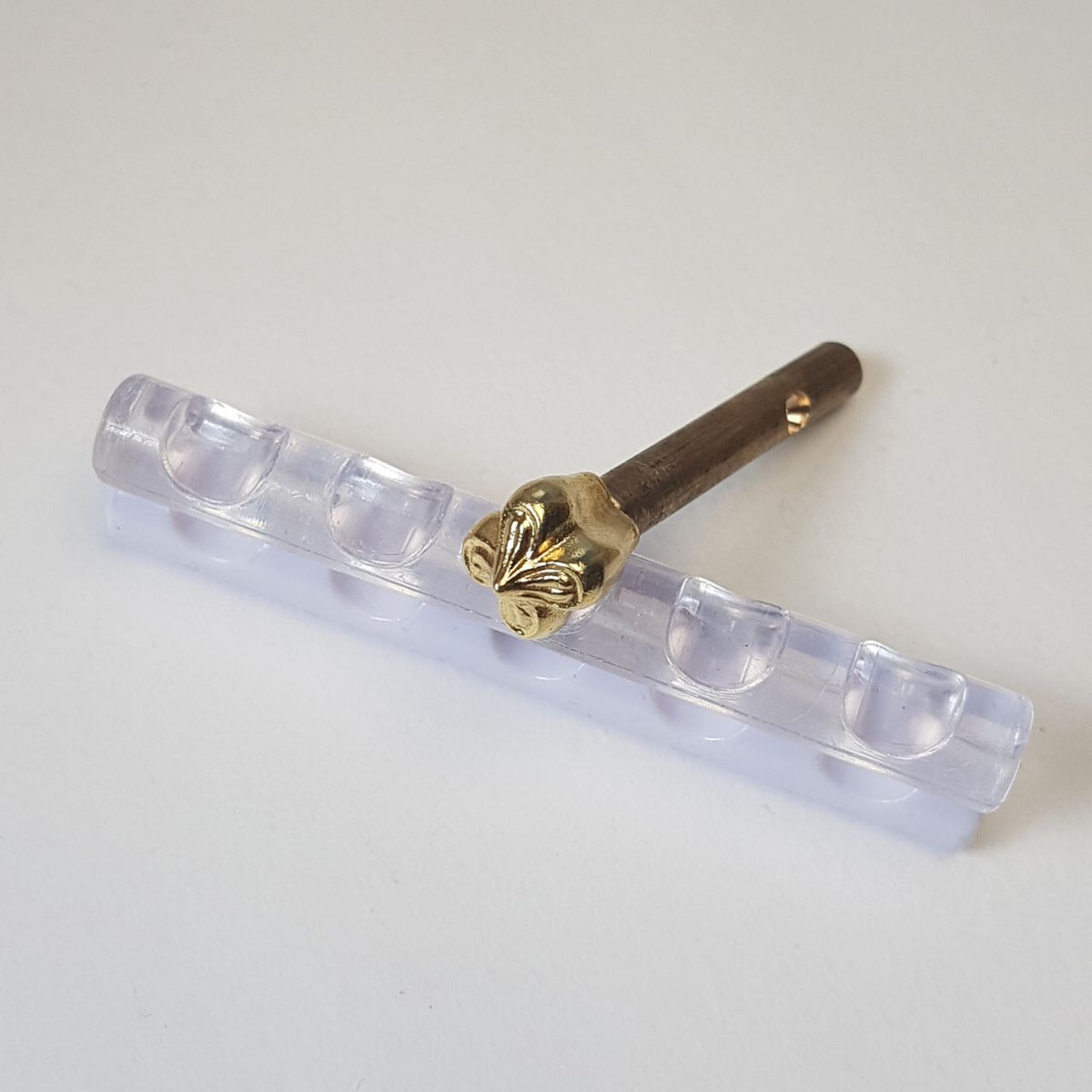 Small Brass Lilac Flower Tool | Handmade Millinery & Fabric Flower Tool